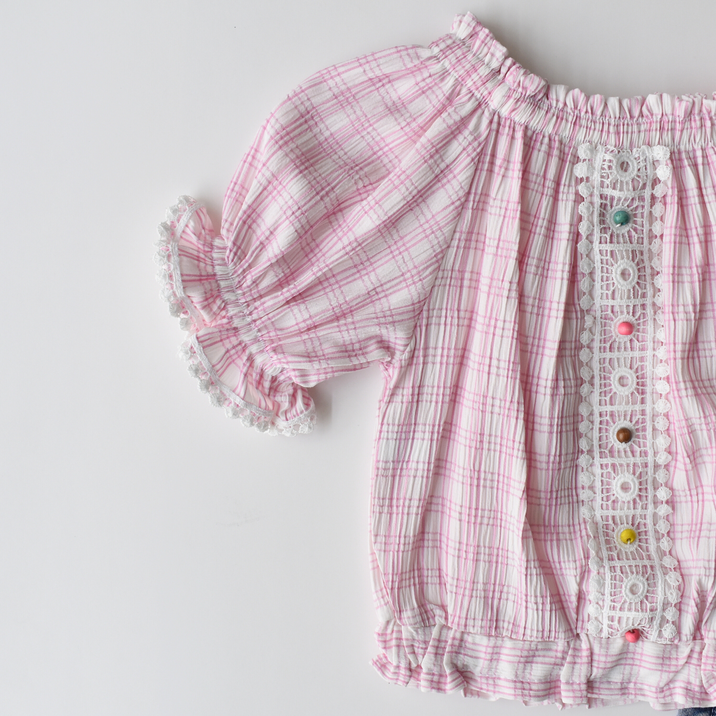 Stylish Square Girls Denim Set-3