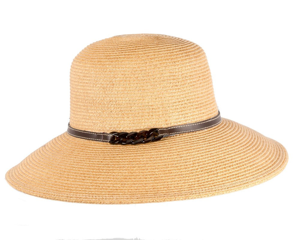Tan summer sun beach hat-3