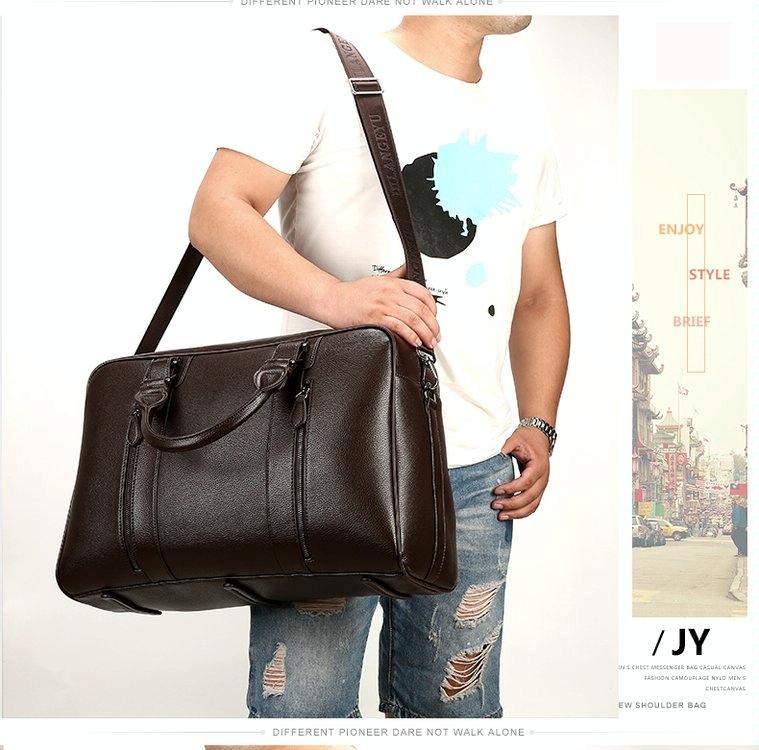 NNEDSZ Large Leather Gym & Travel Bag - Spacious & Stylish