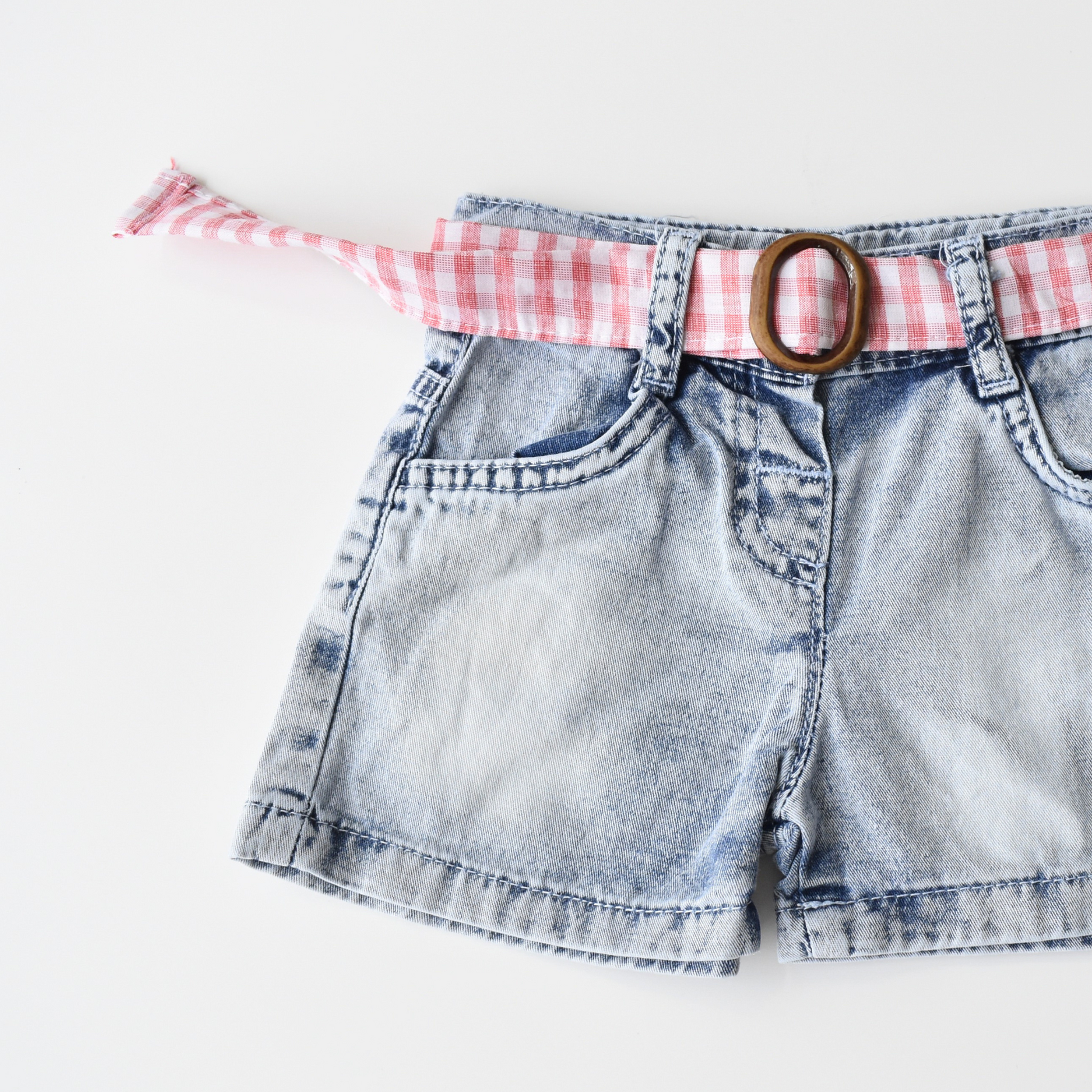 Stylish Square Girls Denim Set-4