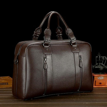 NNEDSZ Large Leather Gym & Travel Bag - Spacious & Stylish