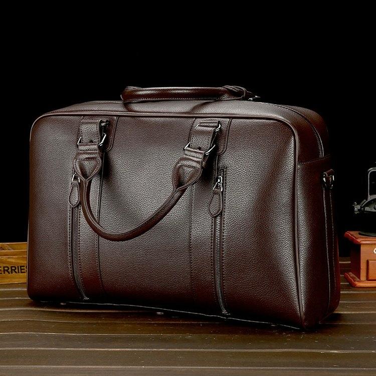 NNEDSZ Large Leather Gym & Travel Bag - Spacious & Stylish