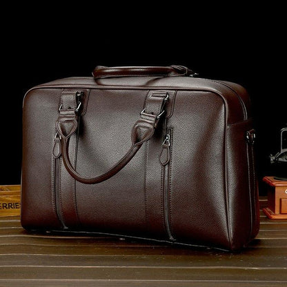 NNEDSZ Large Leather Gym & Travel Bag - Spacious & Stylish